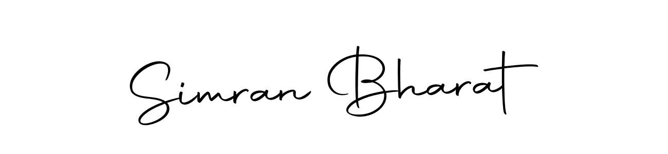 How to make Simran Bharat signature? Autography-DOLnW is a professional autograph style. Create handwritten signature for Simran Bharat name. Simran Bharat signature style 10 images and pictures png