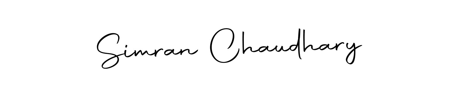 How to make Simran Chaudhary signature? Autography-DOLnW is a professional autograph style. Create handwritten signature for Simran Chaudhary name. Simran Chaudhary signature style 10 images and pictures png