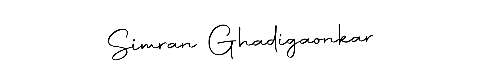 It looks lik you need a new signature style for name Simran Ghadigaonkar. Design unique handwritten (Autography-DOLnW) signature with our free signature maker in just a few clicks. Simran Ghadigaonkar signature style 10 images and pictures png