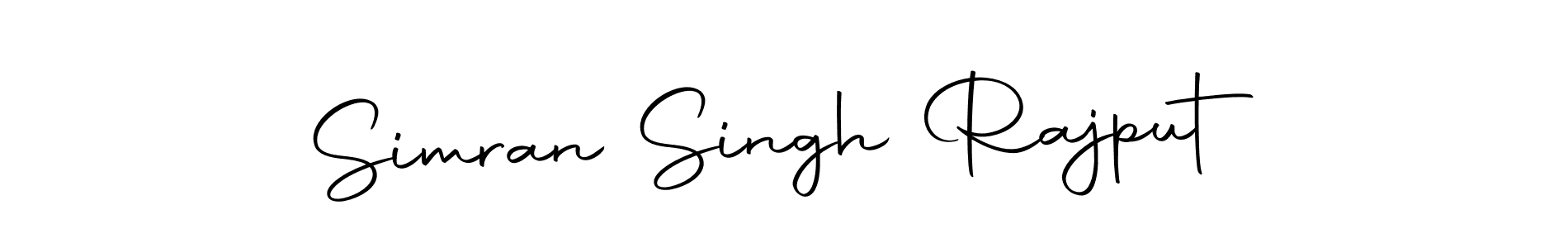 Design your own signature with our free online signature maker. With this signature software, you can create a handwritten (Autography-DOLnW) signature for name Simran Singh Rajput. Simran Singh Rajput signature style 10 images and pictures png