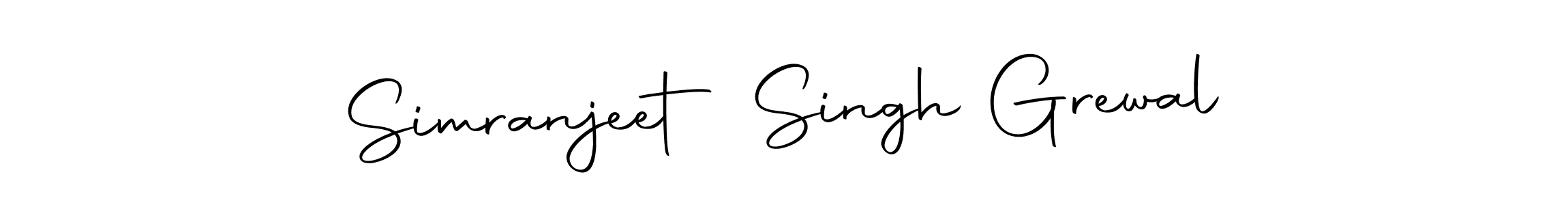 Design your own signature with our free online signature maker. With this signature software, you can create a handwritten (Autography-DOLnW) signature for name Simranjeet Singh Grewal. Simranjeet Singh Grewal signature style 10 images and pictures png