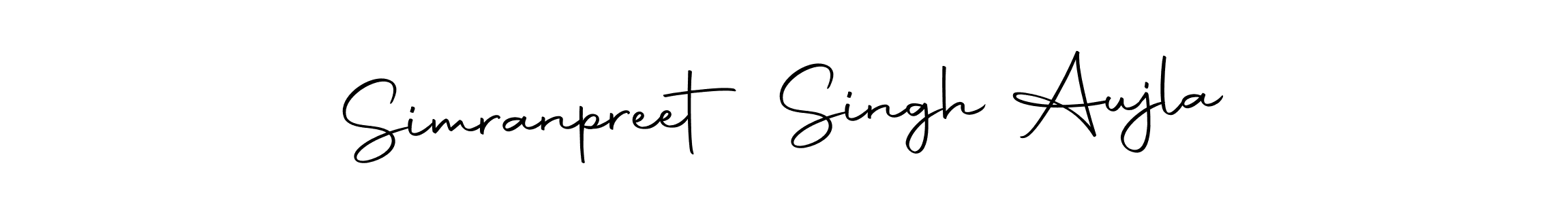 Create a beautiful signature design for name Simranpreet Singh Aujla. With this signature (Autography-DOLnW) fonts, you can make a handwritten signature for free. Simranpreet Singh Aujla signature style 10 images and pictures png