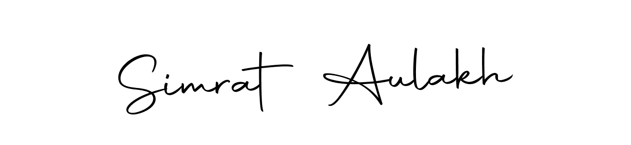 Make a beautiful signature design for name Simrat Aulakh. With this signature (Autography-DOLnW) style, you can create a handwritten signature for free. Simrat Aulakh signature style 10 images and pictures png