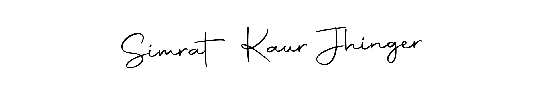 How to make Simrat Kaur Jhinger signature? Autography-DOLnW is a professional autograph style. Create handwritten signature for Simrat Kaur Jhinger name. Simrat Kaur Jhinger signature style 10 images and pictures png