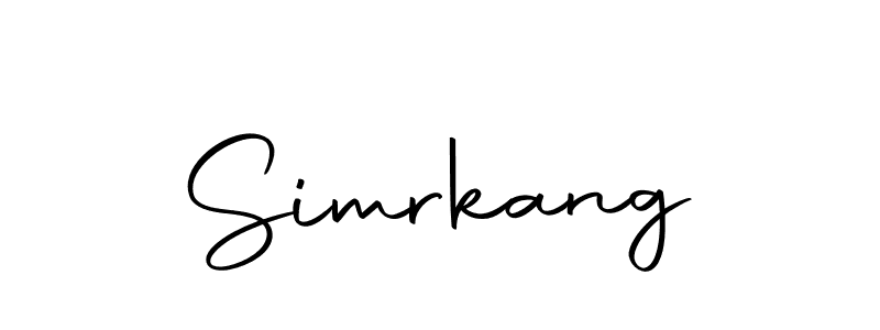 Make a beautiful signature design for name Simrkang. With this signature (Autography-DOLnW) style, you can create a handwritten signature for free. Simrkang signature style 10 images and pictures png