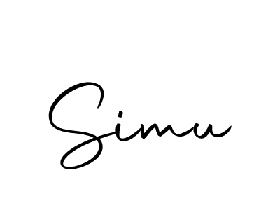 Make a beautiful signature design for name Simu. Use this online signature maker to create a handwritten signature for free. Simu signature style 10 images and pictures png