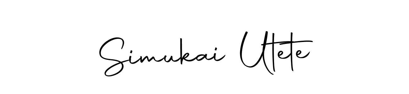 How to make Simukai Utete signature? Autography-DOLnW is a professional autograph style. Create handwritten signature for Simukai Utete name. Simukai Utete signature style 10 images and pictures png
