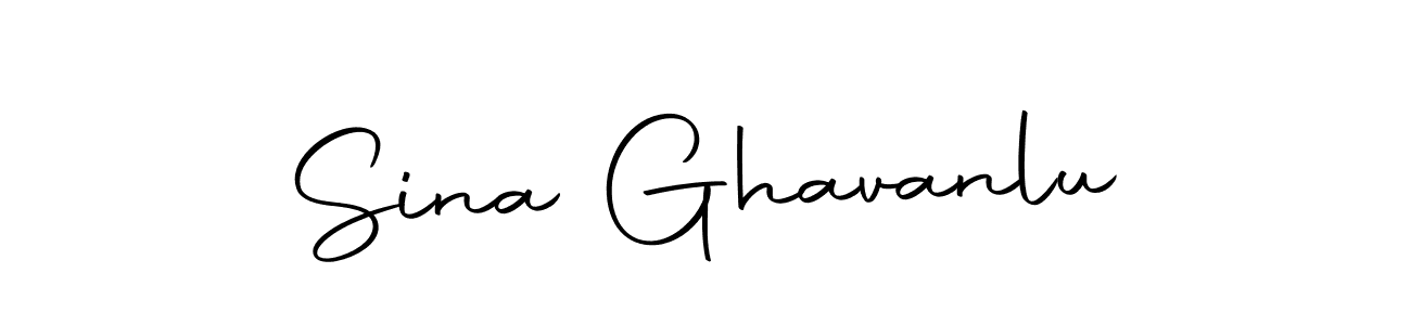 How to make Sina Ghavanlu signature? Autography-DOLnW is a professional autograph style. Create handwritten signature for Sina Ghavanlu name. Sina Ghavanlu signature style 10 images and pictures png