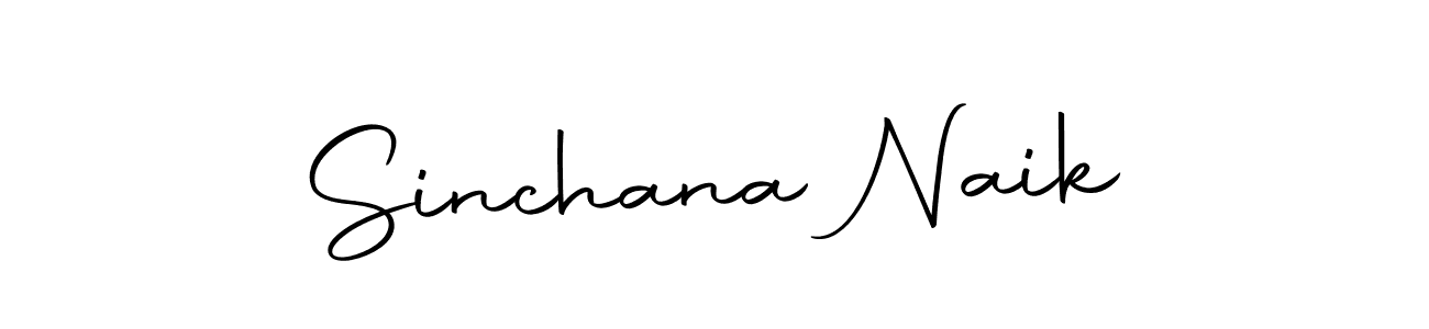 Use a signature maker to create a handwritten signature online. With this signature software, you can design (Autography-DOLnW) your own signature for name Sinchana Naik. Sinchana Naik signature style 10 images and pictures png