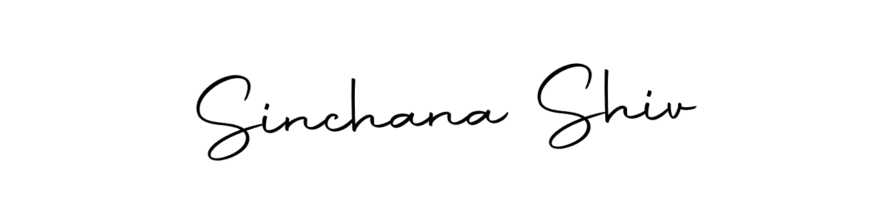 Make a beautiful signature design for name Sinchana Shiv. With this signature (Autography-DOLnW) style, you can create a handwritten signature for free. Sinchana Shiv signature style 10 images and pictures png