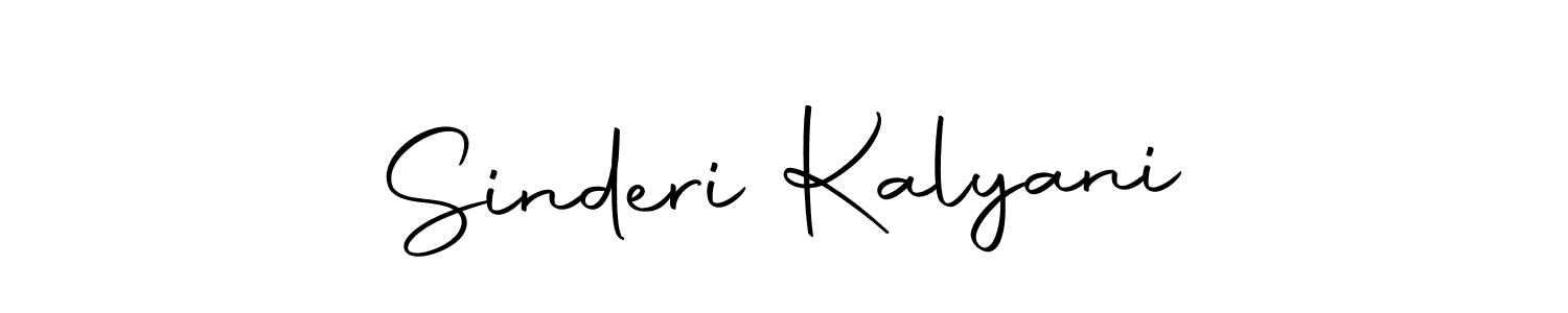 How to make Sinderi Kalyani name signature. Use Autography-DOLnW style for creating short signs online. This is the latest handwritten sign. Sinderi Kalyani signature style 10 images and pictures png