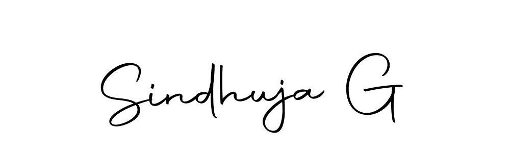 Make a beautiful signature design for name Sindhuja G. Use this online signature maker to create a handwritten signature for free. Sindhuja G signature style 10 images and pictures png