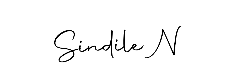 Use a signature maker to create a handwritten signature online. With this signature software, you can design (Autography-DOLnW) your own signature for name Sindile N. Sindile N signature style 10 images and pictures png