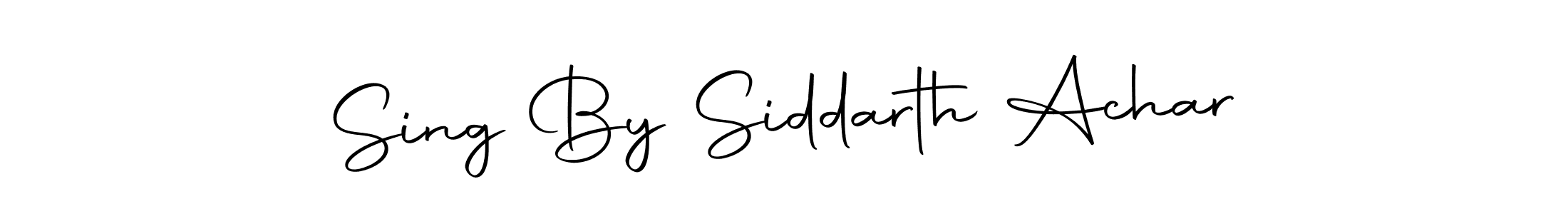 Make a beautiful signature design for name Sing By Siddarth Achar. Use this online signature maker to create a handwritten signature for free. Sing By Siddarth Achar signature style 10 images and pictures png