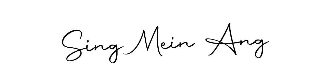 Similarly Autography-DOLnW is the best handwritten signature design. Signature creator online .You can use it as an online autograph creator for name Sing Mein Ang. Sing Mein Ang signature style 10 images and pictures png