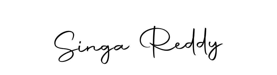 Singa Reddy stylish signature style. Best Handwritten Sign (Autography-DOLnW) for my name. Handwritten Signature Collection Ideas for my name Singa Reddy. Singa Reddy signature style 10 images and pictures png