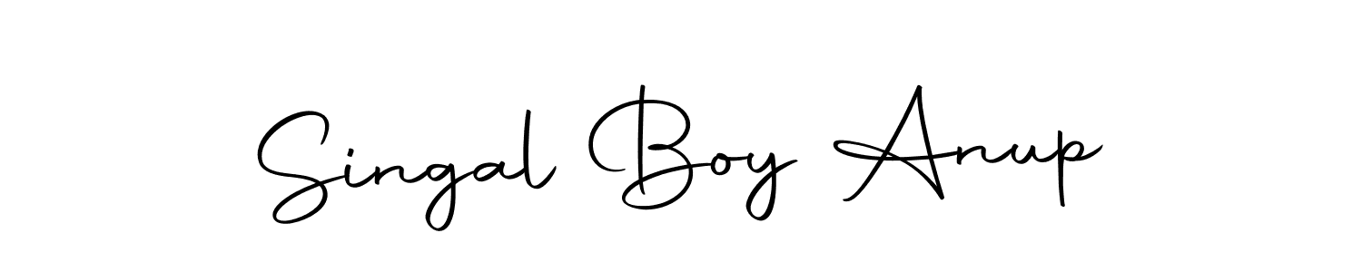 if you are searching for the best signature style for your name Singal Boy Anup. so please give up your signature search. here we have designed multiple signature styles  using Autography-DOLnW. Singal Boy Anup signature style 10 images and pictures png