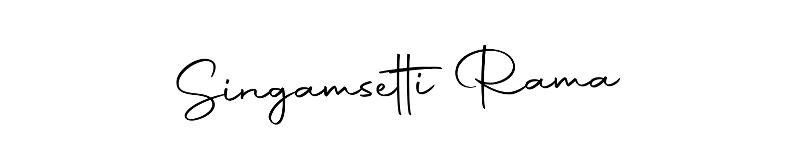 How to make Singamsetti Rama signature? Autography-DOLnW is a professional autograph style. Create handwritten signature for Singamsetti Rama name. Singamsetti Rama signature style 10 images and pictures png