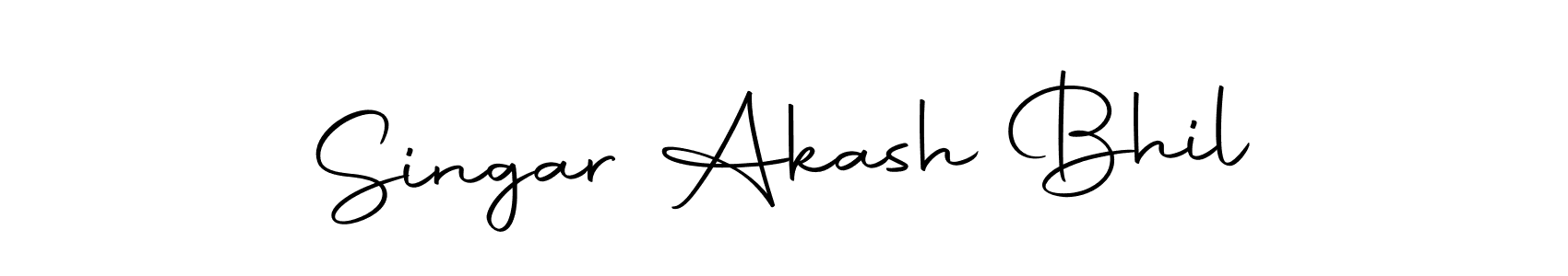 Singar Akash Bhil stylish signature style. Best Handwritten Sign (Autography-DOLnW) for my name. Handwritten Signature Collection Ideas for my name Singar Akash Bhil. Singar Akash Bhil signature style 10 images and pictures png
