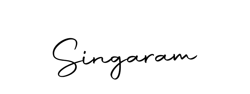 Make a beautiful signature design for name Singaram. With this signature (Autography-DOLnW) style, you can create a handwritten signature for free. Singaram signature style 10 images and pictures png