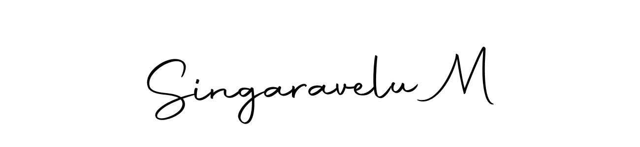 Make a beautiful signature design for name Singaravelu M. Use this online signature maker to create a handwritten signature for free. Singaravelu M signature style 10 images and pictures png