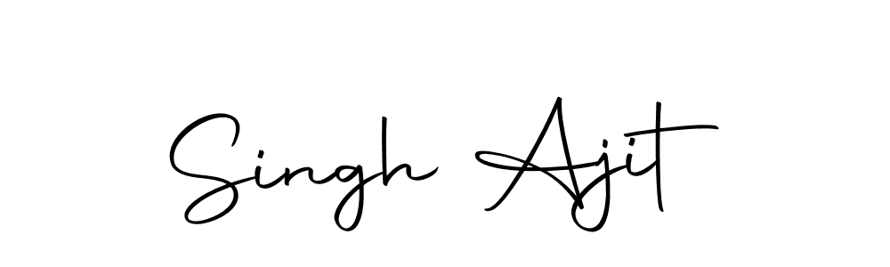 Also we have Singh Ajit name is the best signature style. Create professional handwritten signature collection using Autography-DOLnW autograph style. Singh Ajit signature style 10 images and pictures png