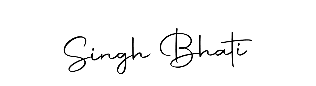 Also we have Singh Bhati name is the best signature style. Create professional handwritten signature collection using Autography-DOLnW autograph style. Singh Bhati signature style 10 images and pictures png