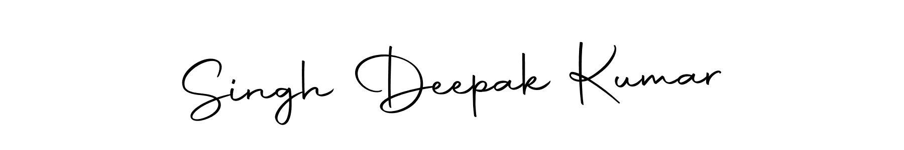 Design your own signature with our free online signature maker. With this signature software, you can create a handwritten (Autography-DOLnW) signature for name Singh Deepak Kumar. Singh Deepak Kumar signature style 10 images and pictures png