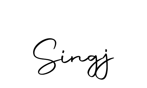 How to make Singj signature? Autography-DOLnW is a professional autograph style. Create handwritten signature for Singj name. Singj signature style 10 images and pictures png