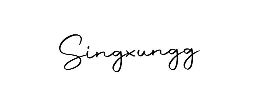 Make a beautiful signature design for name Singxungg. With this signature (Autography-DOLnW) style, you can create a handwritten signature for free. Singxungg signature style 10 images and pictures png