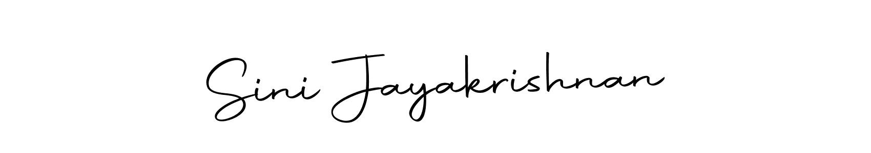 Sini Jayakrishnan stylish signature style. Best Handwritten Sign (Autography-DOLnW) for my name. Handwritten Signature Collection Ideas for my name Sini Jayakrishnan. Sini Jayakrishnan signature style 10 images and pictures png