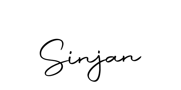 Design your own signature with our free online signature maker. With this signature software, you can create a handwritten (Autography-DOLnW) signature for name Sinjan. Sinjan signature style 10 images and pictures png