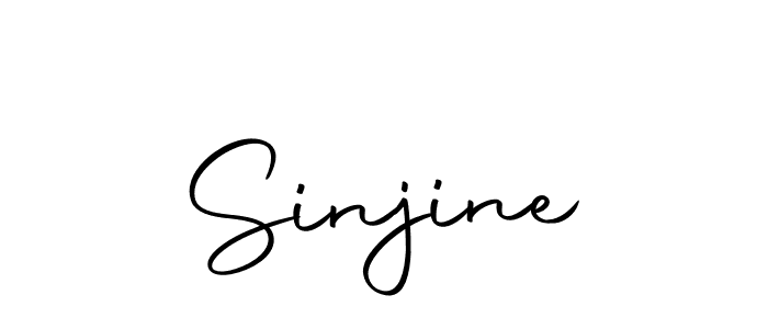 Make a beautiful signature design for name Sinjine. With this signature (Autography-DOLnW) style, you can create a handwritten signature for free. Sinjine signature style 10 images and pictures png