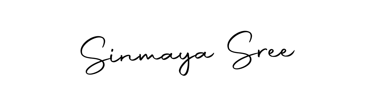 Design your own signature with our free online signature maker. With this signature software, you can create a handwritten (Autography-DOLnW) signature for name Sinmaya Sree. Sinmaya Sree signature style 10 images and pictures png