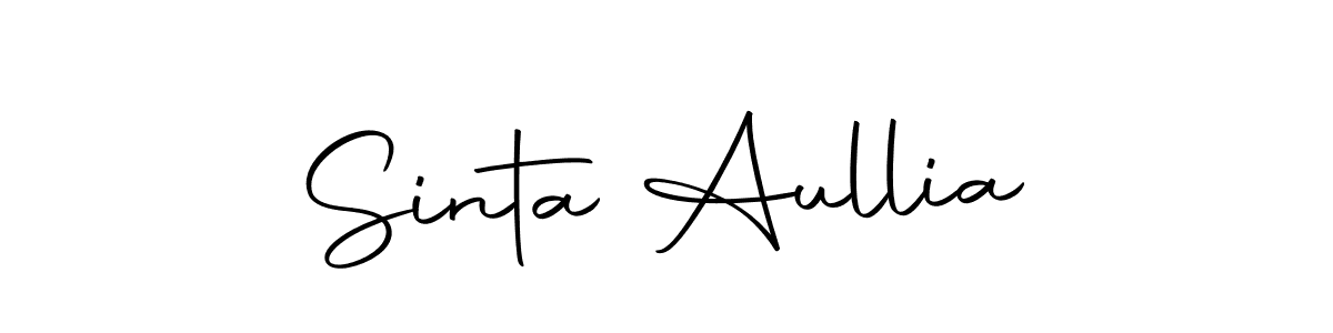 if you are searching for the best signature style for your name Sinta Aullia. so please give up your signature search. here we have designed multiple signature styles  using Autography-DOLnW. Sinta Aullia signature style 10 images and pictures png