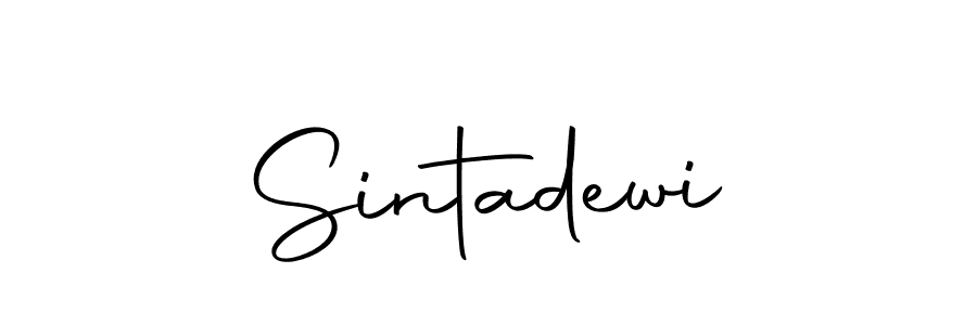 Design your own signature with our free online signature maker. With this signature software, you can create a handwritten (Autography-DOLnW) signature for name Sintadewi. Sintadewi signature style 10 images and pictures png