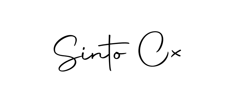 Design your own signature with our free online signature maker. With this signature software, you can create a handwritten (Autography-DOLnW) signature for name Sinto Cx. Sinto Cx signature style 10 images and pictures png