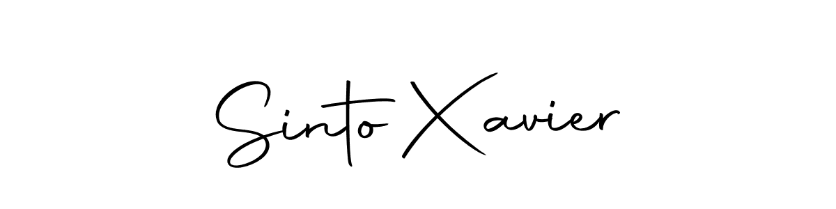 How to make Sinto Xavier signature? Autography-DOLnW is a professional autograph style. Create handwritten signature for Sinto Xavier name. Sinto Xavier signature style 10 images and pictures png