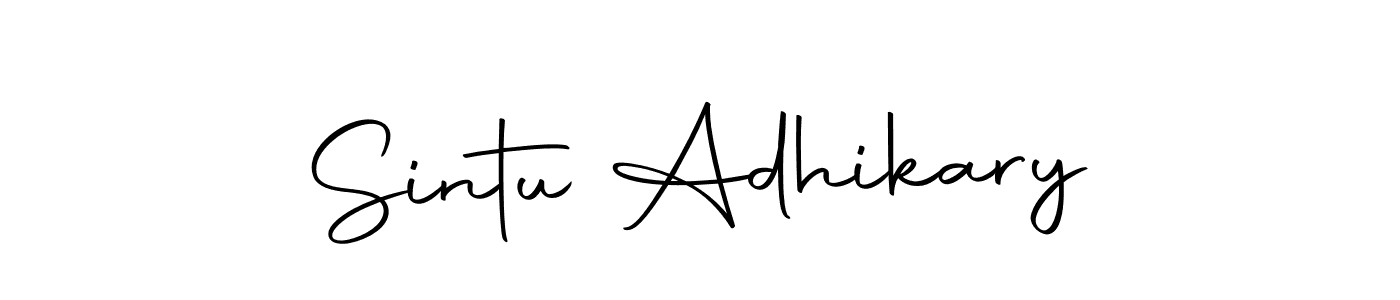 Here are the top 10 professional signature styles for the name Sintu Adhikary. These are the best autograph styles you can use for your name. Sintu Adhikary signature style 10 images and pictures png