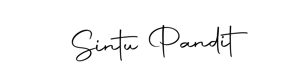 Make a beautiful signature design for name Sintu Pandit. With this signature (Autography-DOLnW) style, you can create a handwritten signature for free. Sintu Pandit signature style 10 images and pictures png