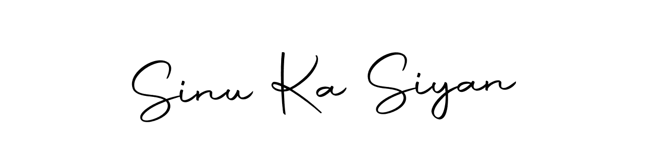 Design your own signature with our free online signature maker. With this signature software, you can create a handwritten (Autography-DOLnW) signature for name Sinu Ka Siyan. Sinu Ka Siyan signature style 10 images and pictures png