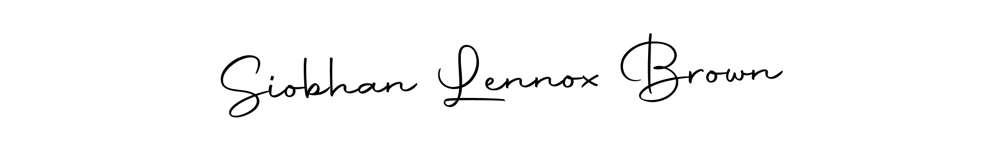 It looks lik you need a new signature style for name Siobhan Lennox Brown. Design unique handwritten (Autography-DOLnW) signature with our free signature maker in just a few clicks. Siobhan Lennox Brown signature style 10 images and pictures png