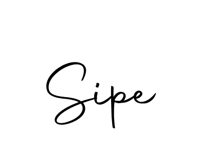 How to make Sipe signature? Autography-DOLnW is a professional autograph style. Create handwritten signature for Sipe name. Sipe signature style 10 images and pictures png
