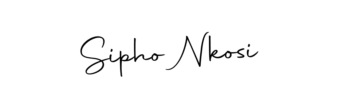 Sipho Nkosi stylish signature style. Best Handwritten Sign (Autography-DOLnW) for my name. Handwritten Signature Collection Ideas for my name Sipho Nkosi. Sipho Nkosi signature style 10 images and pictures png