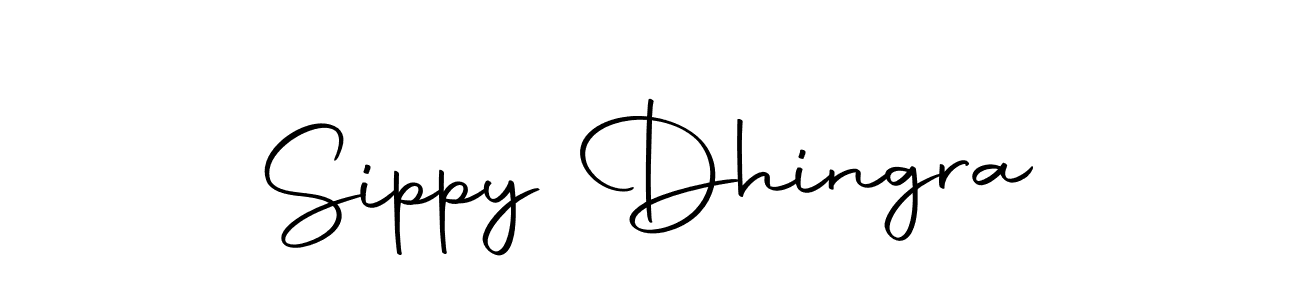 Make a beautiful signature design for name Sippy Dhingra. With this signature (Autography-DOLnW) style, you can create a handwritten signature for free. Sippy Dhingra signature style 10 images and pictures png