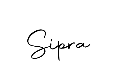 Use a signature maker to create a handwritten signature online. With this signature software, you can design (Autography-DOLnW) your own signature for name Sipra. Sipra signature style 10 images and pictures png