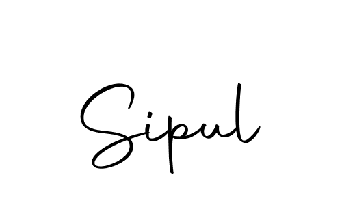Design your own signature with our free online signature maker. With this signature software, you can create a handwritten (Autography-DOLnW) signature for name Sipul. Sipul signature style 10 images and pictures png