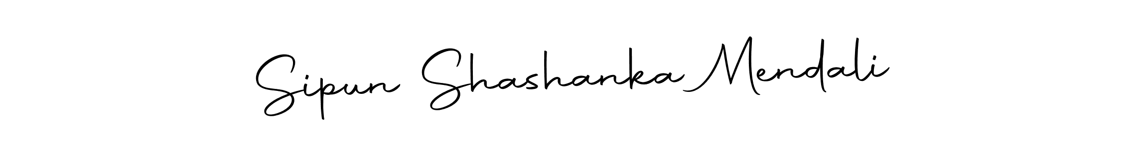 Also we have Sipun Shashanka Mendali name is the best signature style. Create professional handwritten signature collection using Autography-DOLnW autograph style. Sipun Shashanka Mendali signature style 10 images and pictures png