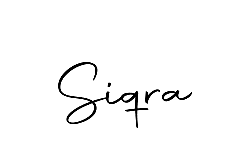 Use a signature maker to create a handwritten signature online. With this signature software, you can design (Autography-DOLnW) your own signature for name Siqra. Siqra signature style 10 images and pictures png