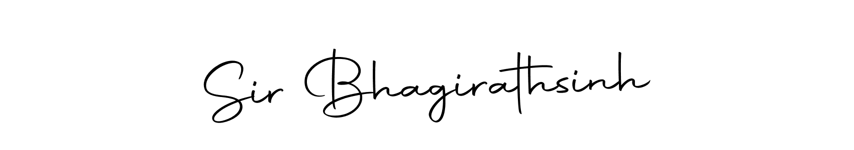 Use a signature maker to create a handwritten signature online. With this signature software, you can design (Autography-DOLnW) your own signature for name Sir Bhagirathsinh. Sir Bhagirathsinh signature style 10 images and pictures png